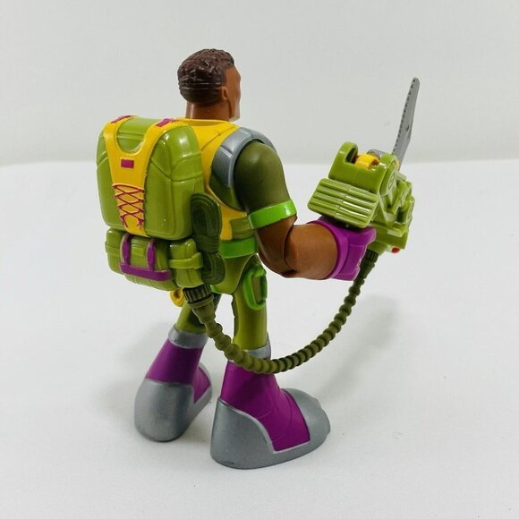 Mattel Fisher Price Rescue Hero Rocky Canyon Action Figure Green Tool Adjustable - Picture 4 of 9
